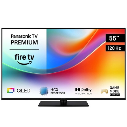 TV 55" 4K QLED Fire TV TV-55W85BEZC Svart
