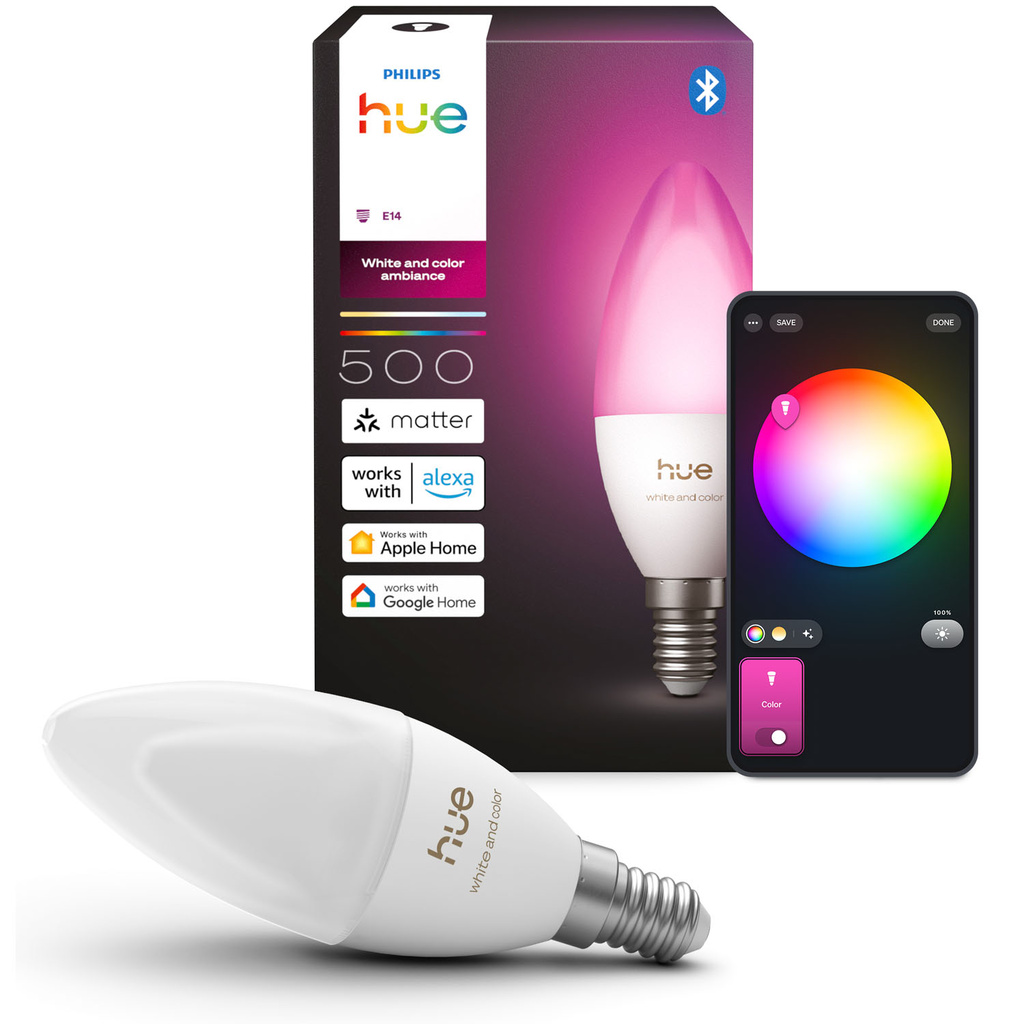 White Color Ambiance E14 Kron 470 lm 1-pack