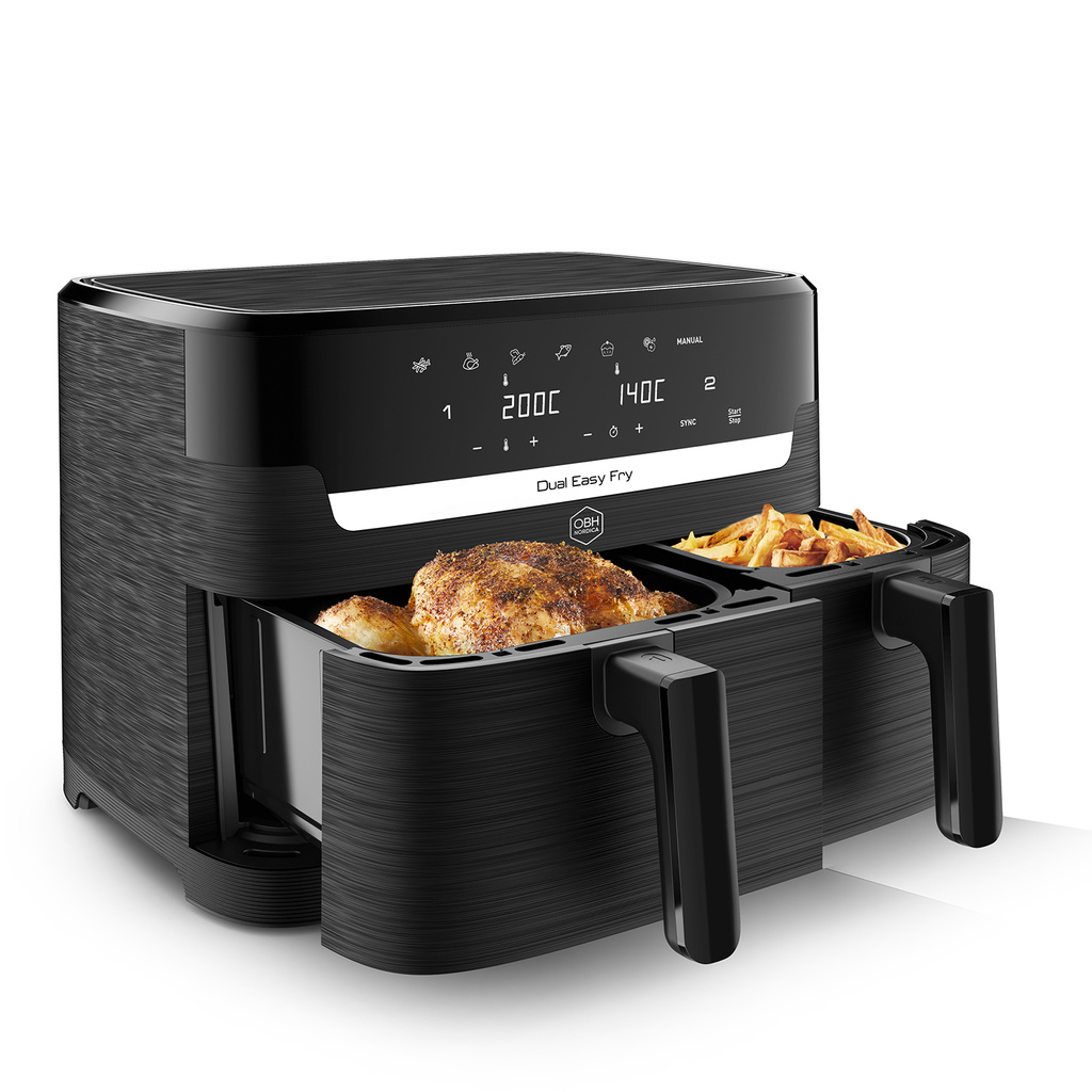 Airfryer Dual Easy Fry 8,3 L svart