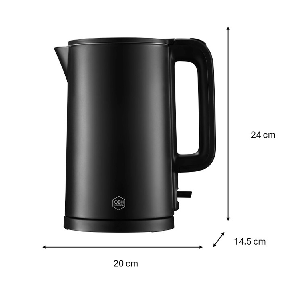 Thermo Protect kettle 1,5 L black