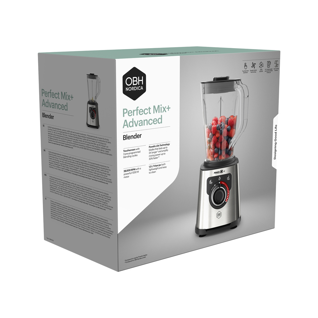 Blender Perfect Mix + avancerad blender 1,5 L, 1200 W