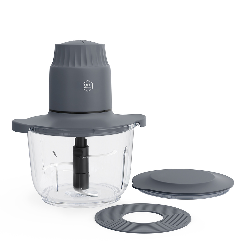 Hackare Choppeo med glasskål 2 L
