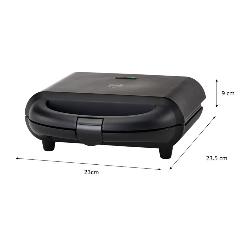 Smörgåsgrill Toasty 700 W Svart