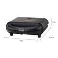 Smörgåsgrill Toasty 700 W Svart