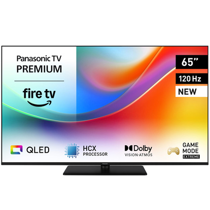 TV 65" 4K QLED Fire TV TV-65W85BEZC Svart 