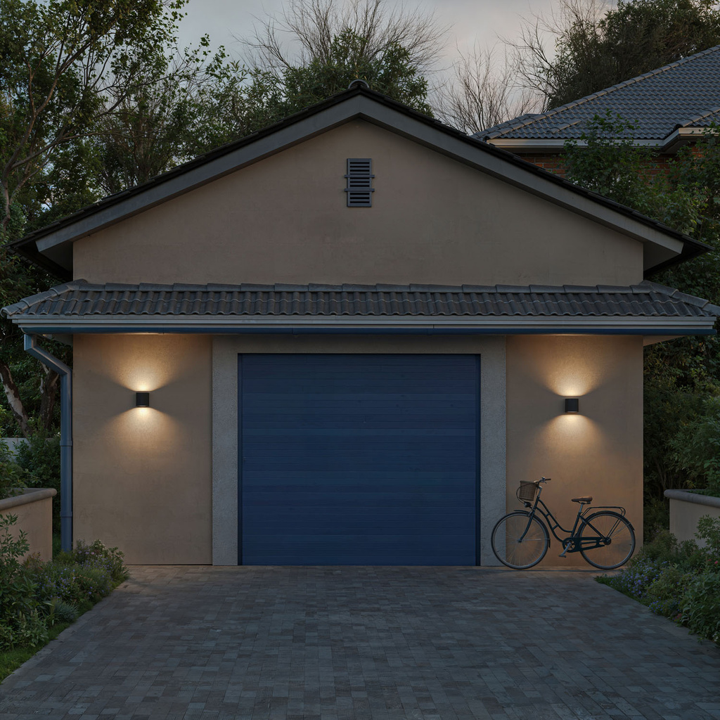 Zyra Vägglampa 800lm Ultra Efficient Antracit