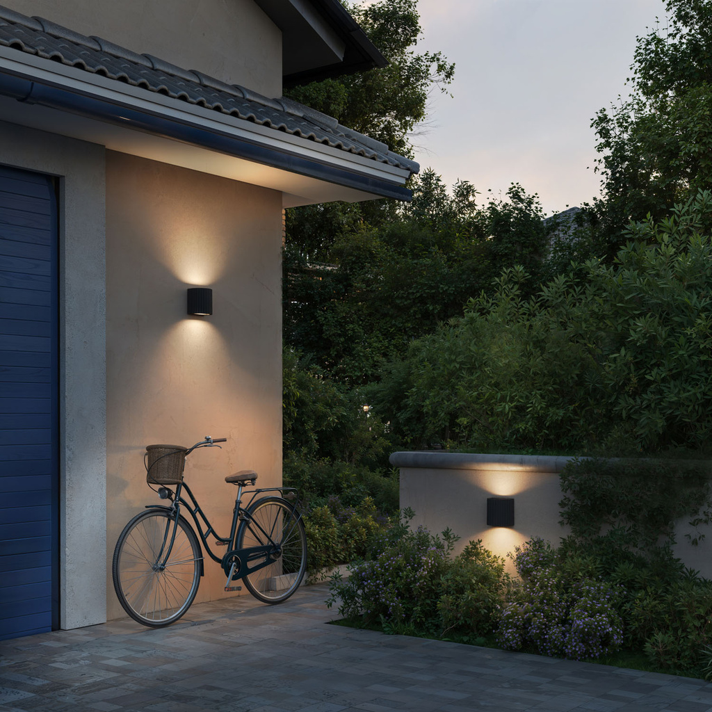 Zyra Vägglampa 800lm Ultra Efficient Antracit