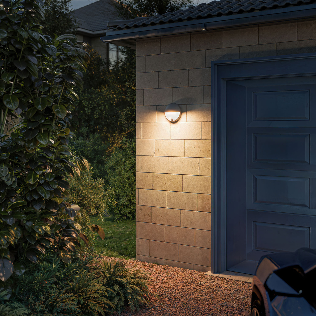Capricorn Vägglampa 800lm IR-sensor Ultra Efficient Antracit