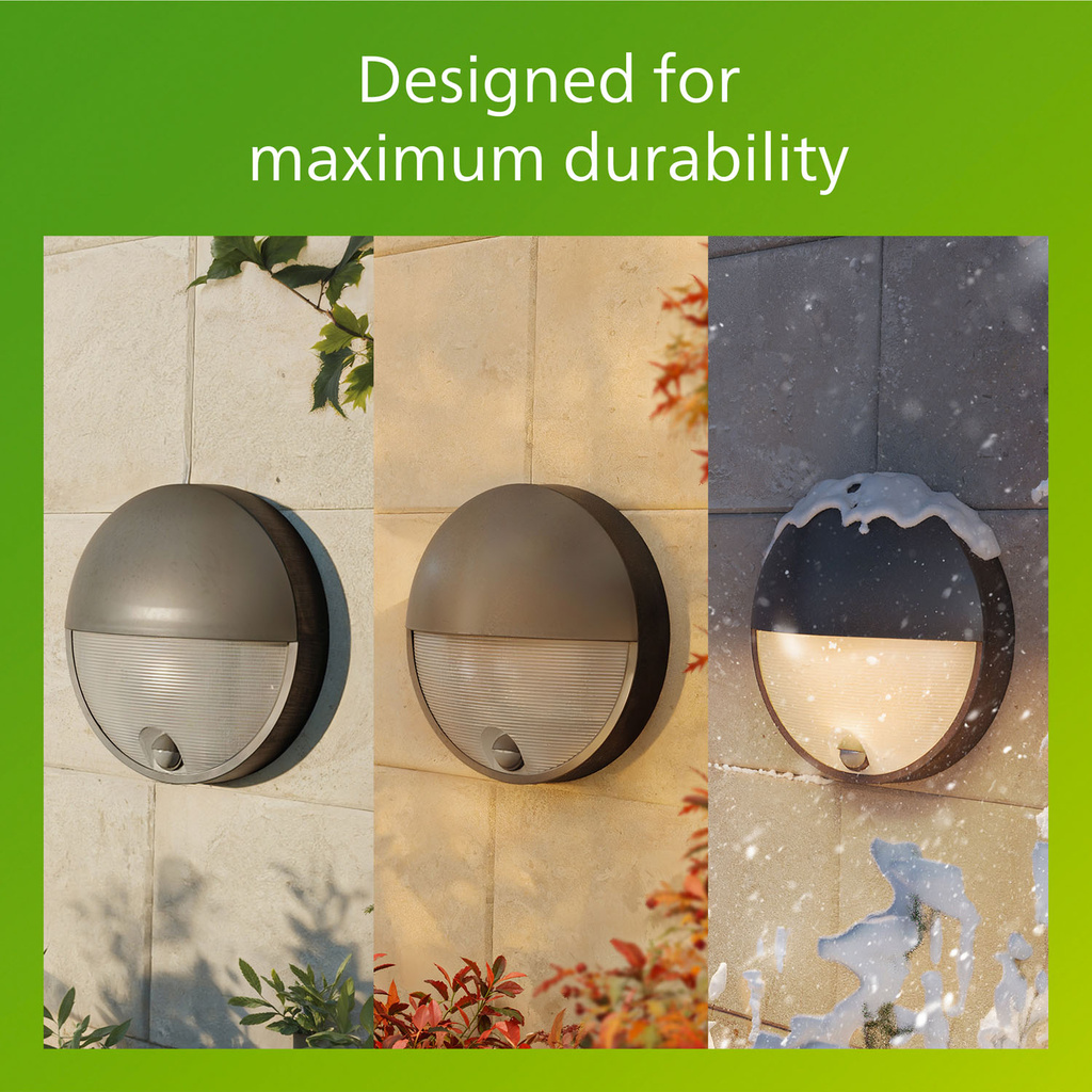 Capricorn Vägglampa 800lm IR-sensor Ultra Efficient Antracit