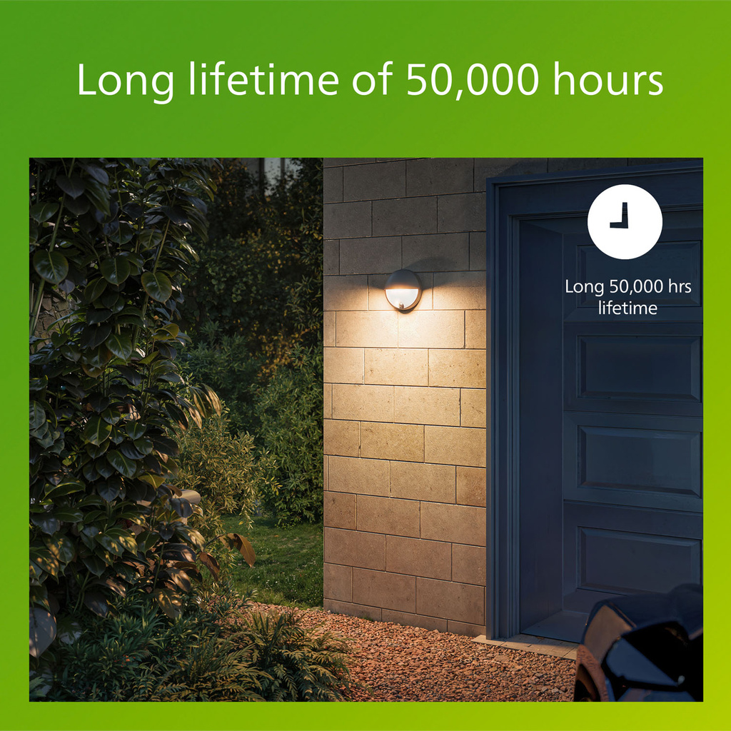 Capricorn Vägglampa 800lm IR-sensor Ultra Efficient Antracit