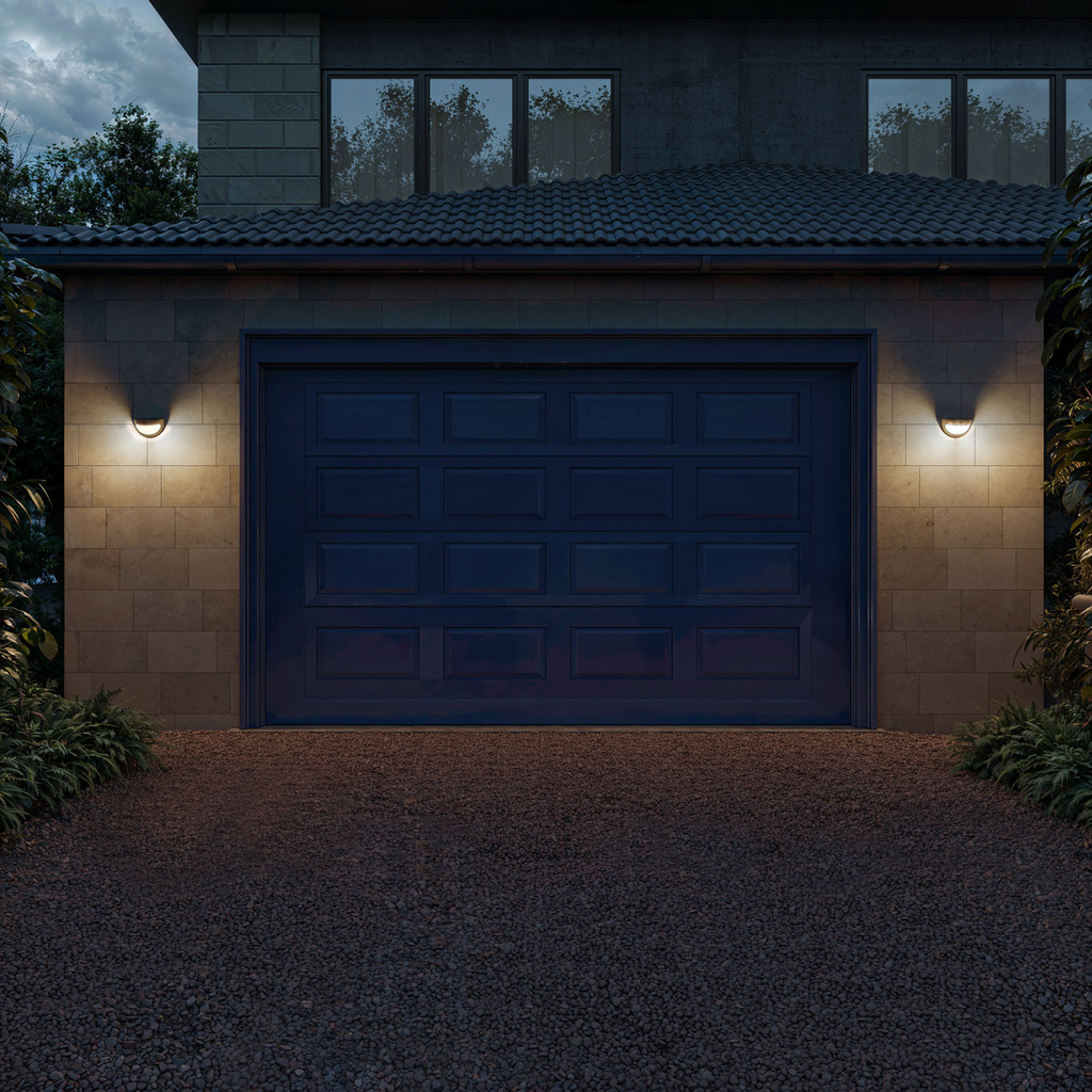 Swyn Vägglampa Solcell IR-sensor LED 400/10lm Svart