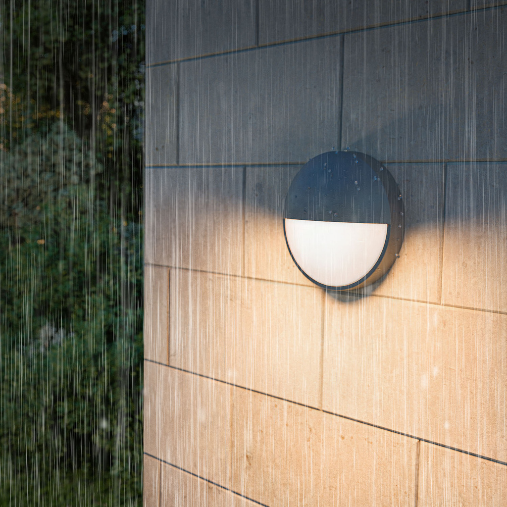 Capricorn Vägglampa 800lm Ultra Efficient Antracit