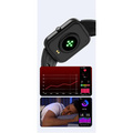 Smartwatch Rectangular AMOLED Display Trainerwatch3 Black