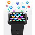 Smartwatch Rectangular AMOLED Display Trainerwatch3 Black