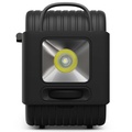 Vevradio IP55 Solcell Batteri Nödlarm Svart