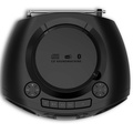 Boombox CD DAB+/FM-radio Kassett USB Bluetooth Svart