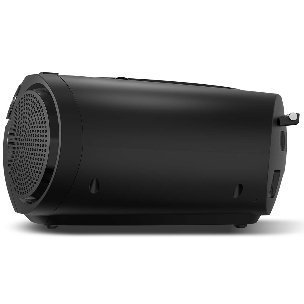 Boombox CD DAB+/FM-radio Kassett USB Bluetooth Svart