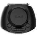 Boombox CD FM-radio Kassett USB Bluetooth Svart