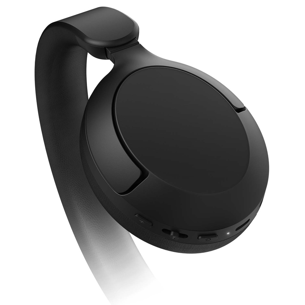 Hörlurar Over-ear Bluetooth + kabel ANC 80h speltid Hi-res App GRS Svart