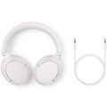 Hörlurar Over-ear Bluetooth + kabel ANC 80h speltid Hi-res App GRS Vit