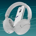 Hörlurar Over-ear Bluetooth + kabel ANC 80h speltid Hi-res App GRS Vit