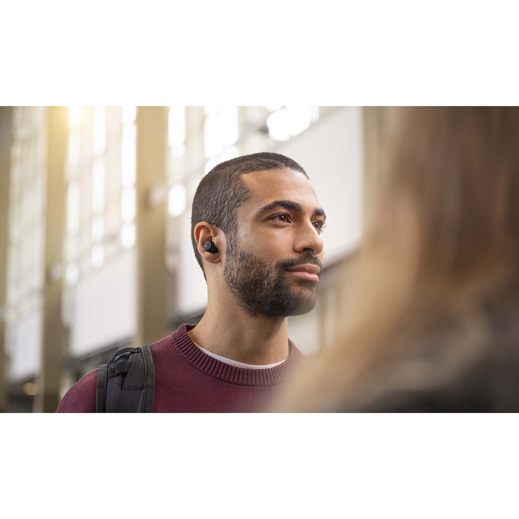 Hörlurar In-ear dot TWS 24h speltid IPX4 APP GRS Svarta