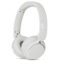 Hörlurar On-ear Bluetooth ANC,0H speltid App GRS Vit