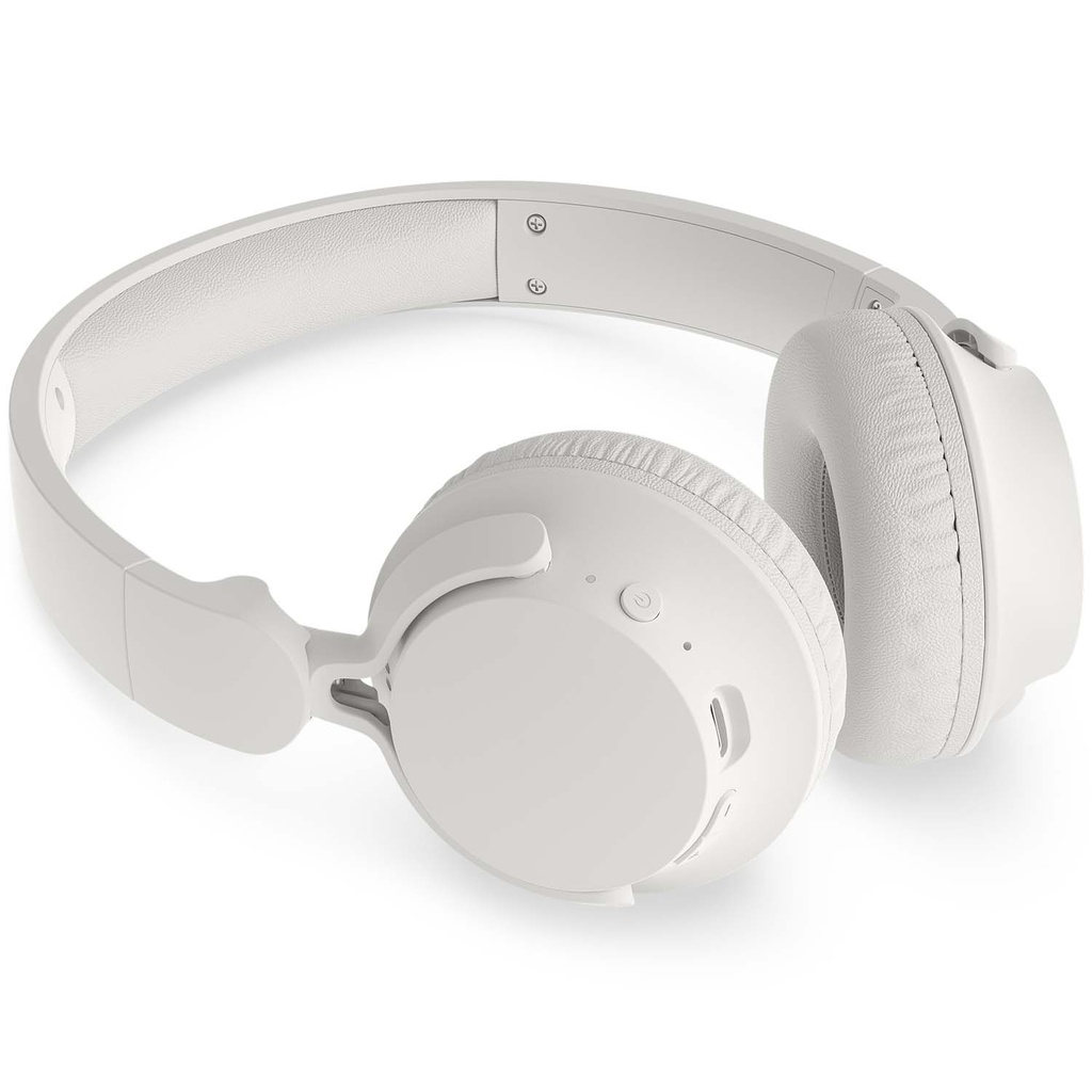 Hörlurar On-ear Bluetooth ANC,0H speltid App GRS Vit