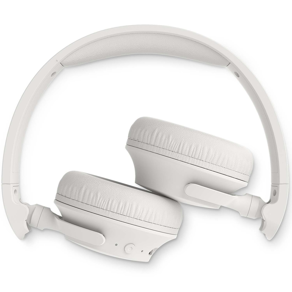 Hörlurar On-ear Bluetooth ANC,0H speltid App GRS Vit