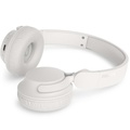 Hörlurar On-ear Bluetooth ANC,0H speltid App GRS Vit