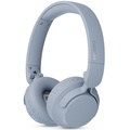 Hörlurar On-Ear Bluetooth 70h speltid App Ljusblå