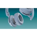 Hörlurar On-Ear Bluetooth 70h speltid App Ljusblå