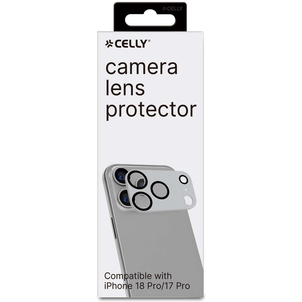 CameraPro Skydd för kameralins iPhone 18 Pro/17 Pro Silver