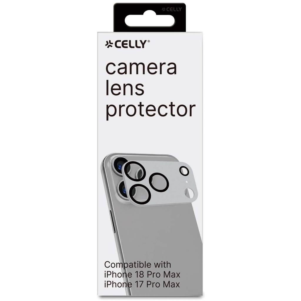 CameraPro Skydd för kameralins iPhone 18 Max Pro/17 Pro Max Silver