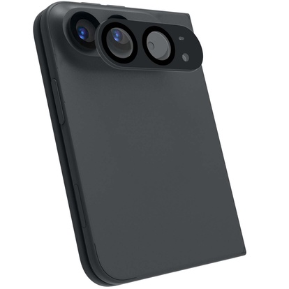 CameraPro Skydd för kameralins iPhone Ultra Dark Silver