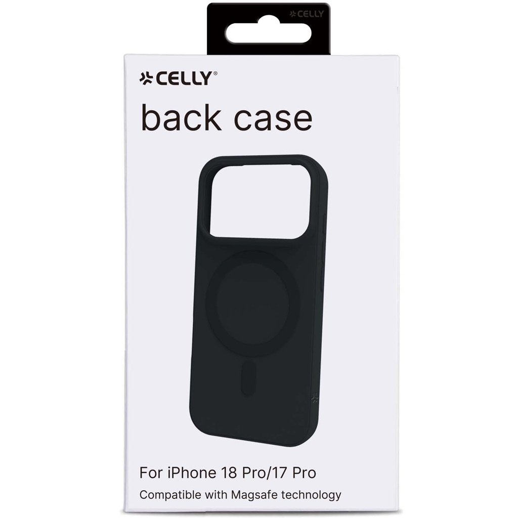 Cromomag Soft rubber case MagSafe-kompatibelt iPhone 18 Pro/17 Pro Dark Silver