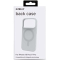Cromomag Soft rubber case MagSafe-kompatibelt iPhone 18 Pro/17 Pro Silver