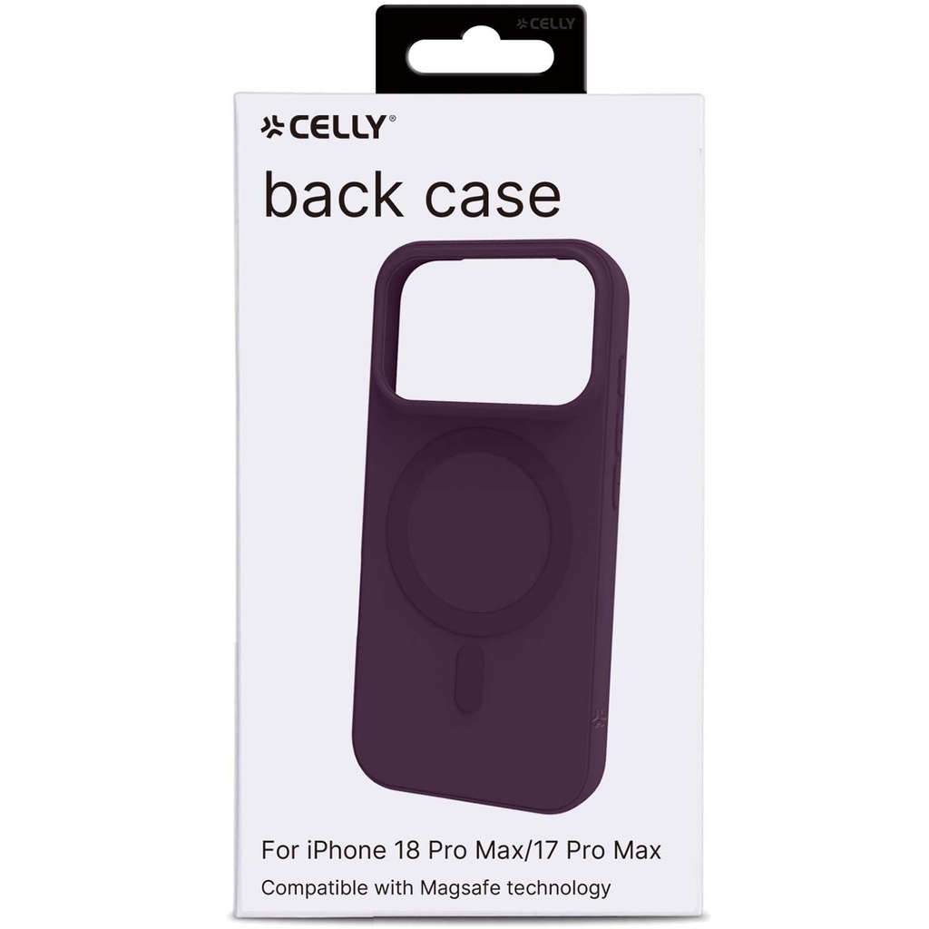 Cromomag Soft rubber case MagSafe-kompatibelt iPhone 18 Pro Max/17 Pro Max Cherry