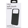 Cromo Soft rubber case iPhone 18 Pro/17 Pro Black