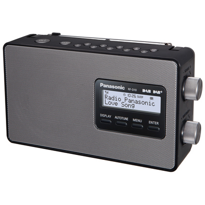 Radio FM DAB+ LCD-skärm RF-D10EG-K Svart
