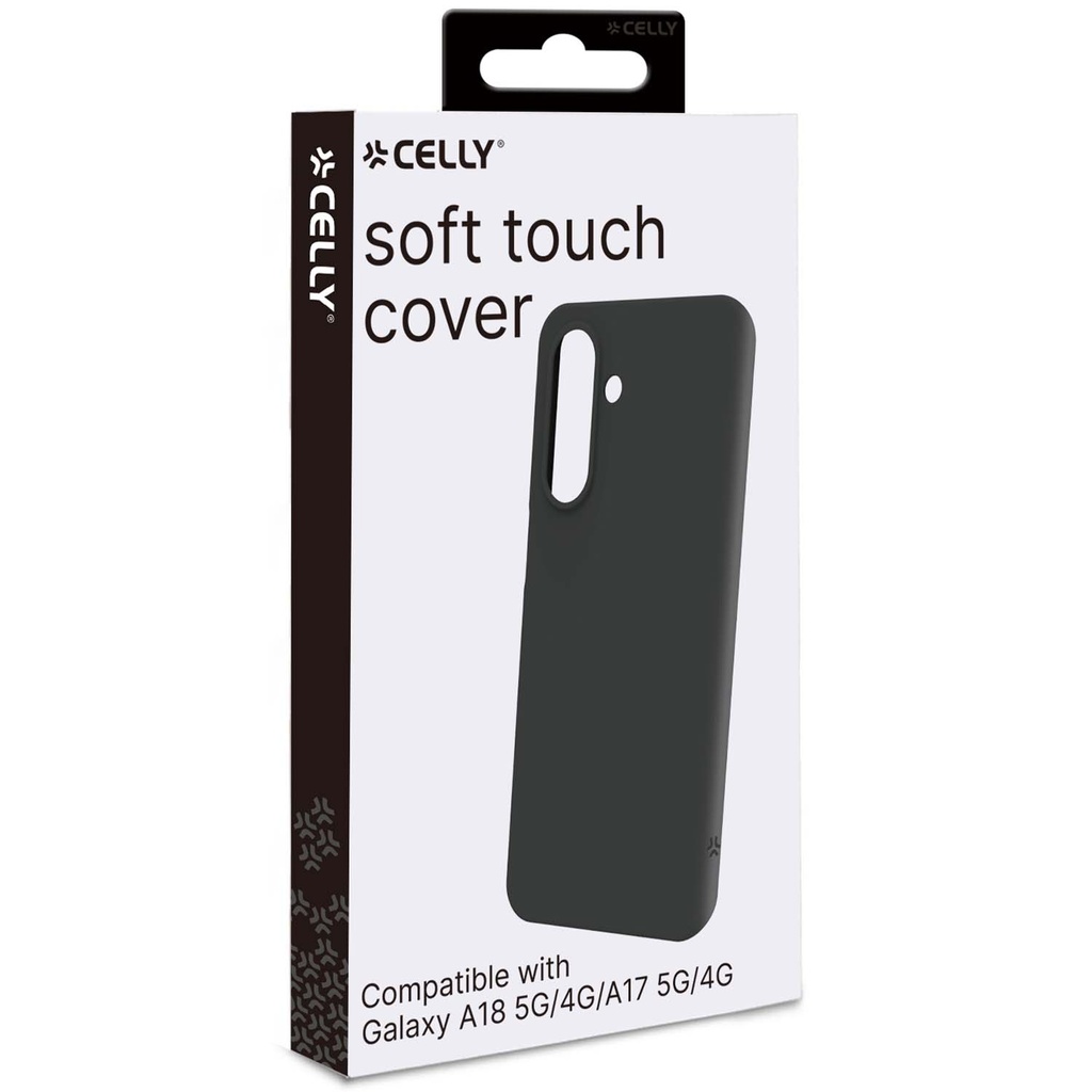 Cromo Soft rubber case Galaxy A18 5G/4G / A17 5G/4G/Entprise ed. Svart