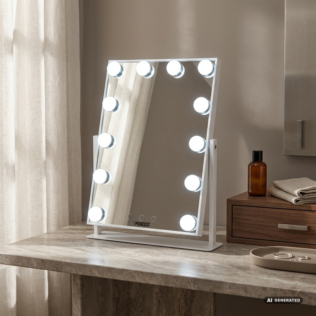 Sminkspegel 12 LED