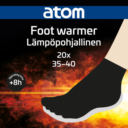 Fotvärmare för strl 35-40, 20st