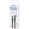 USB-C to USB-C Cable Angled Braided 100W 4K 0.5m