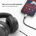 USB-C-hane - 3,5mm phono-hane stereo DAC 1m
