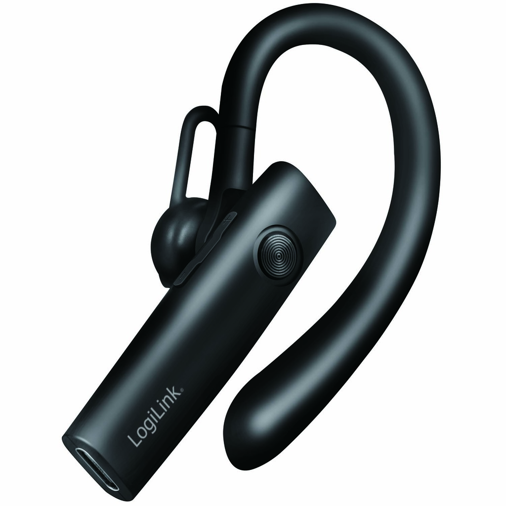 Headset Trådlöst Mono avtagbar mic Svart