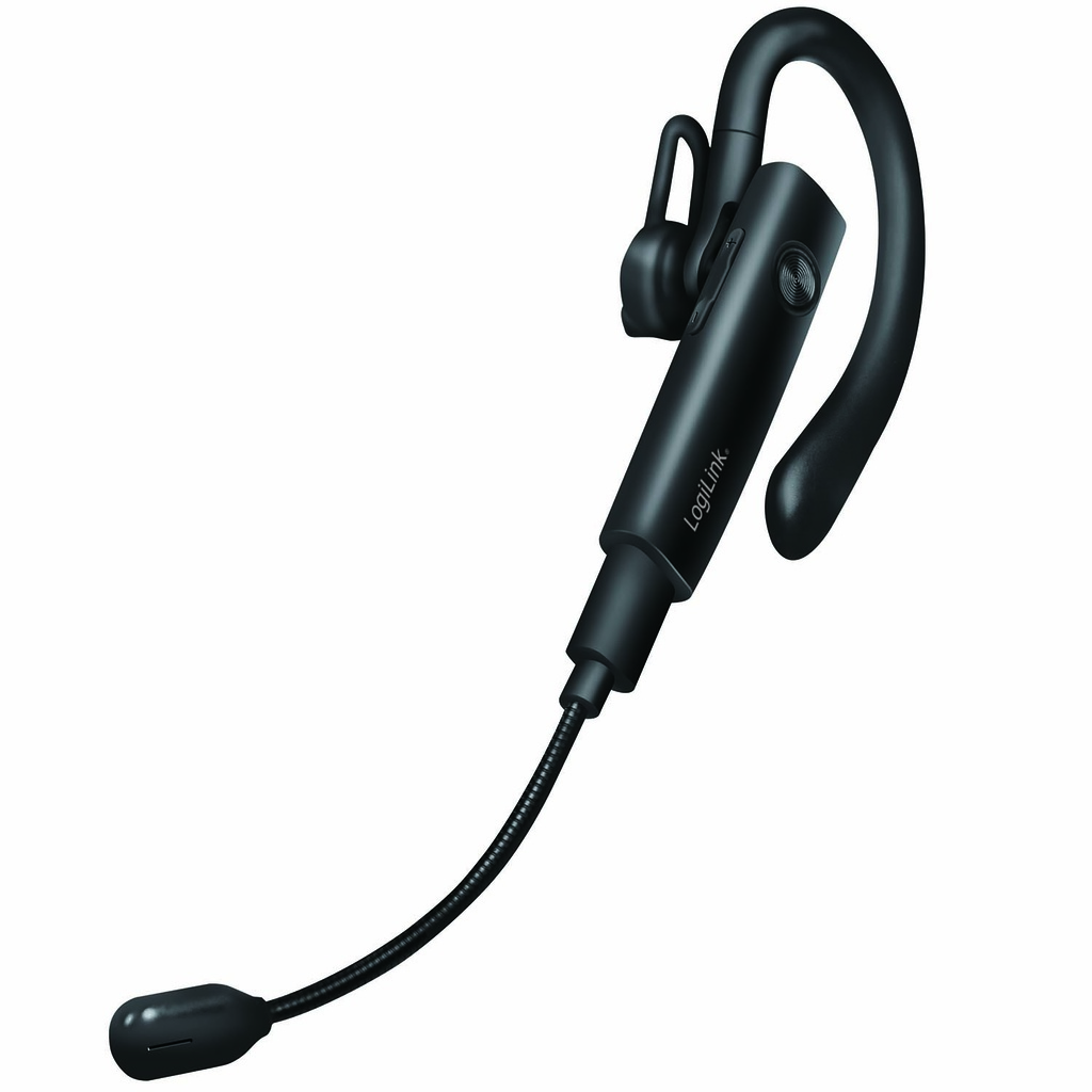 Headset Trådlöst Mono avtagbar mic Svart
