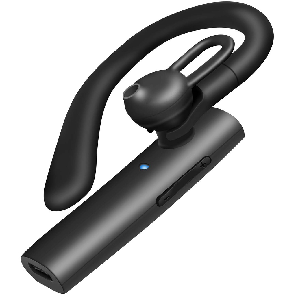 Headset Trådlöst Mono avtagbar mic Svart