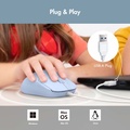 Mus Kids USB-A Optisk Blå