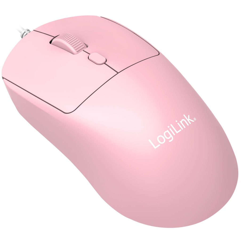 Mus Kids USB-A Optisk Rosa